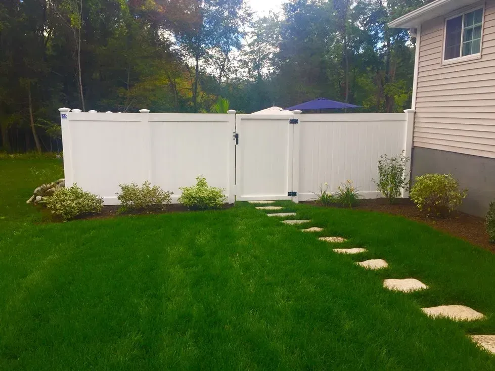 Vinyl fence project 1