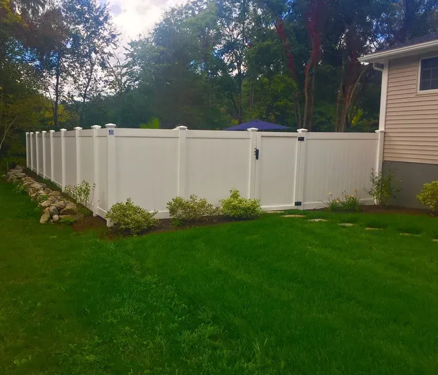 Vinyl fence project 2