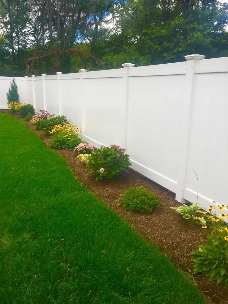 Vinyl fence project 5