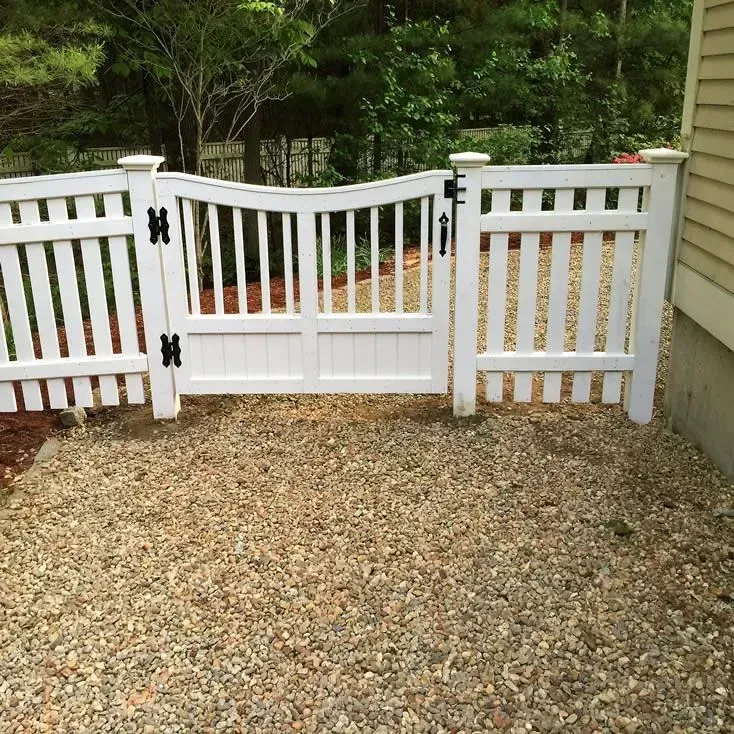 Cedar wood fence project 4
